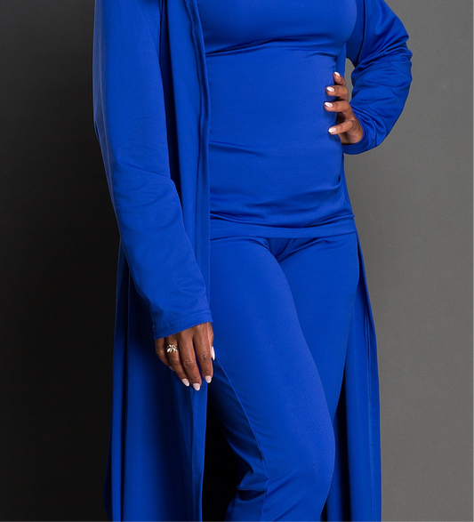 IRU Athleisure Scrub Trench Royal Blue