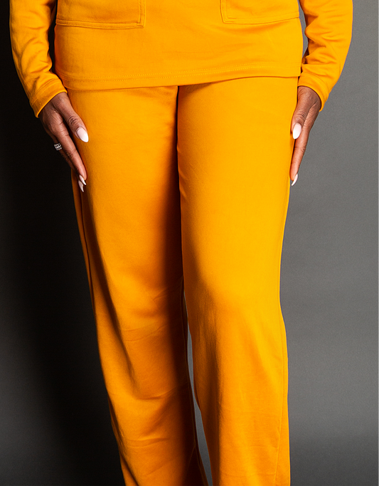 AKA Traditional Scrub Trousers Golden Saffron
