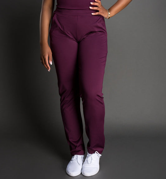 IRU Athleisure Scrub Trousers Ruby