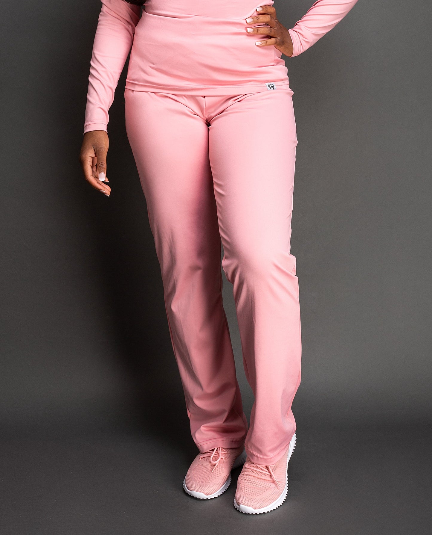 IRU Athleisure Scrub Trousers Pink